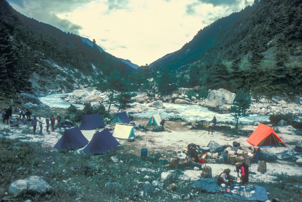 Le premier camp vers Phakding (2610 m)