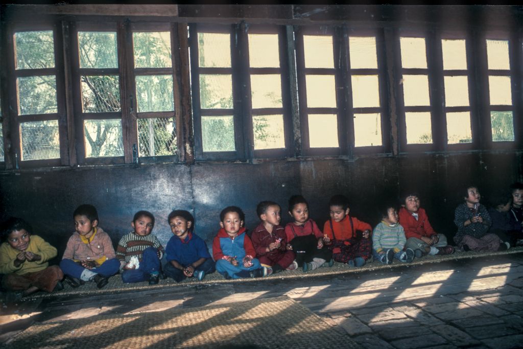 Une école pour enfants de réfugiés tibétains