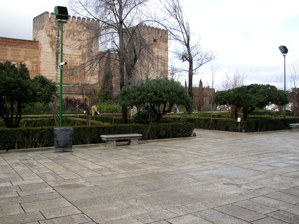 Alhambra de Grenade : Entrée de l'Alcazaba