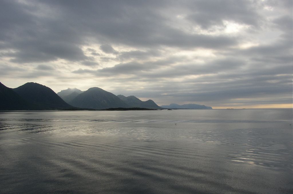 Sur le bac  entre Fiskebol et Melbu (en route pour Narvik)