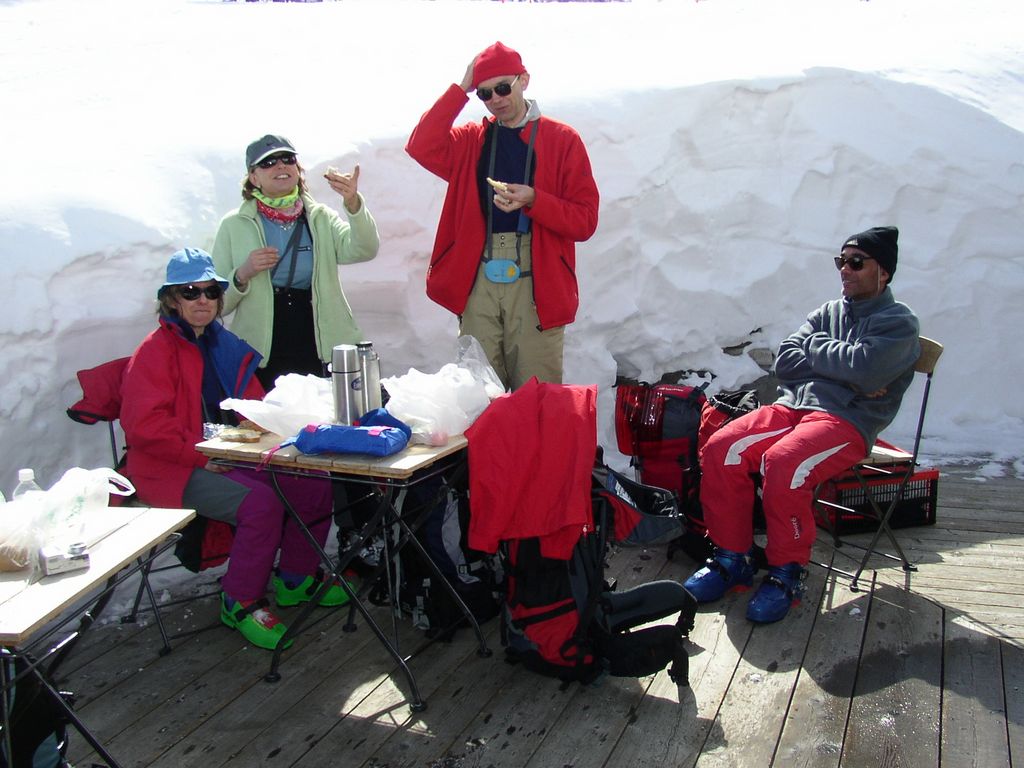 de retour au refuge Buffère