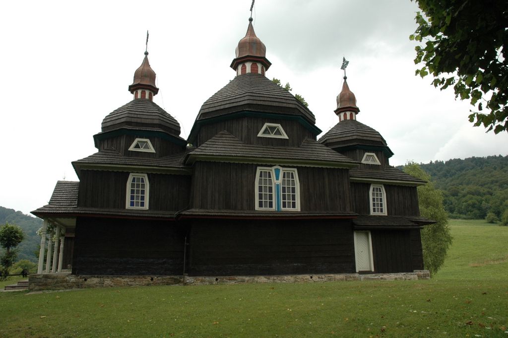 église de Nizny Komarnik, près de la frontière polonaise