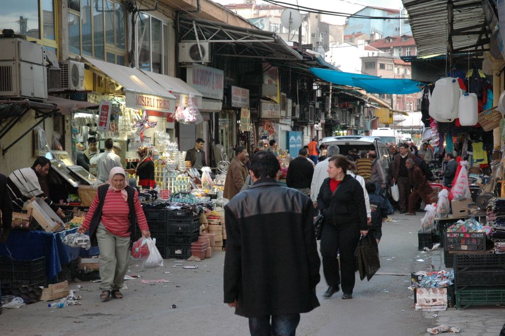 Ankara : rue commerçante