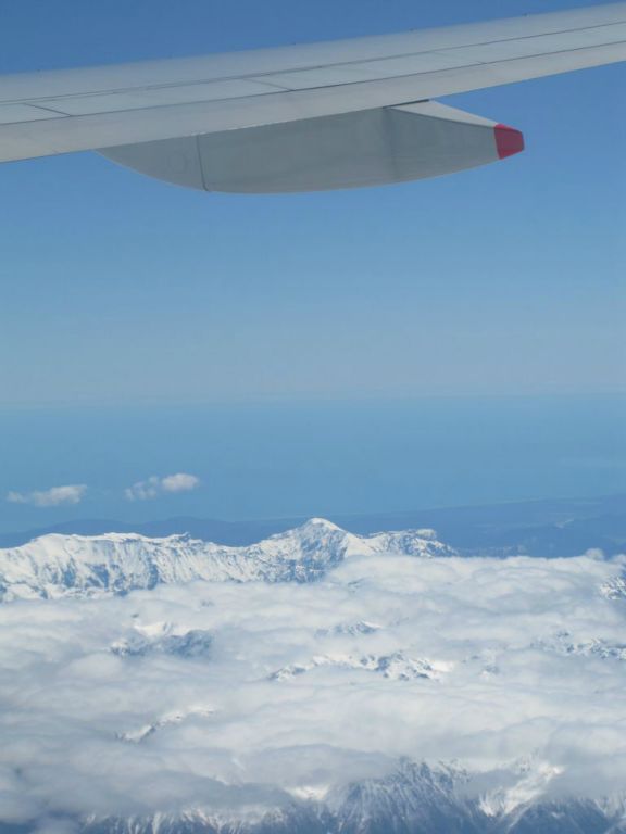 Au dessus des Alpes du Sud