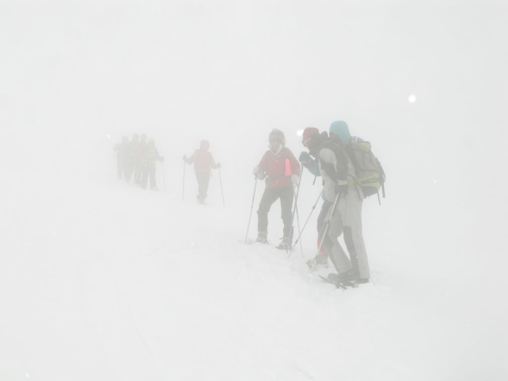 en redescendant de la Fenêtre d'En Haut