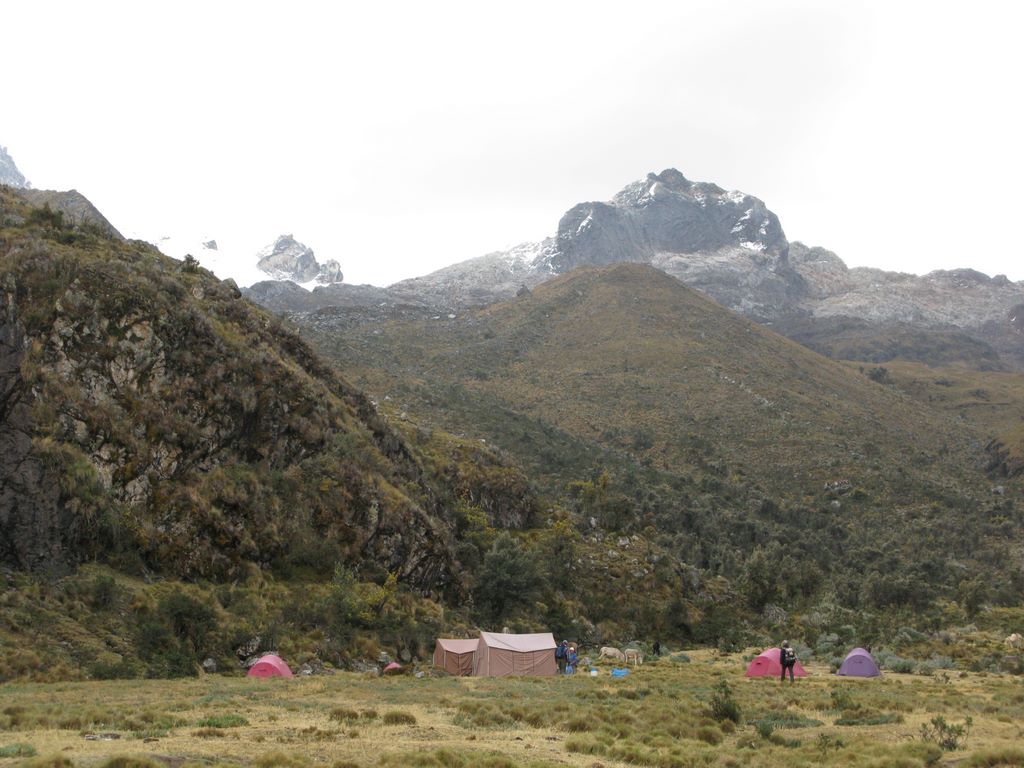Premier camp, dans la Quebrada Cancahua