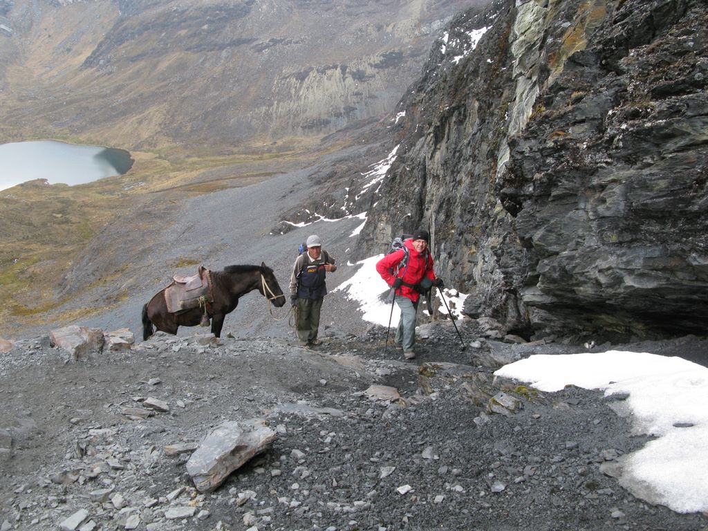 Arrivée au col de Yanayacu (4850 m)