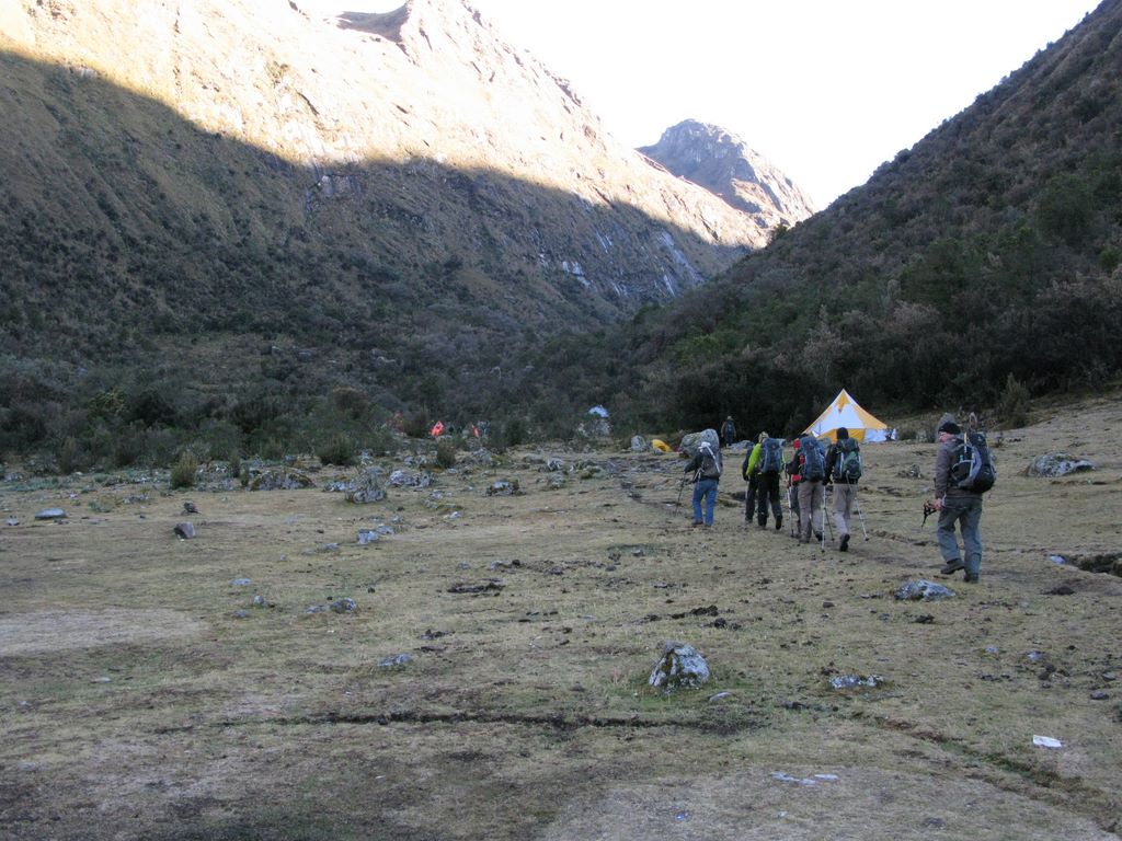 Départ pour le col de Pucaraju