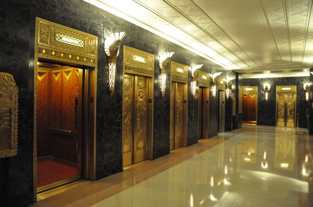 Hall d'un immeuble "Art Nouveau"