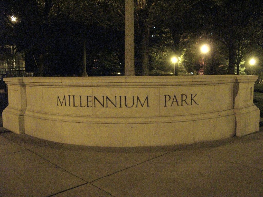 Millennium Park de nuit