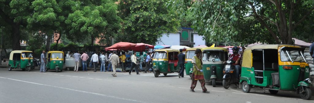 Rickshaws au "dépot"