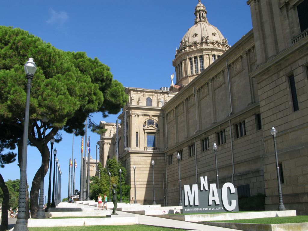 Musée National d'Art de Catalogne (MNAC), à Montjuïc, tout proche du musée Miro