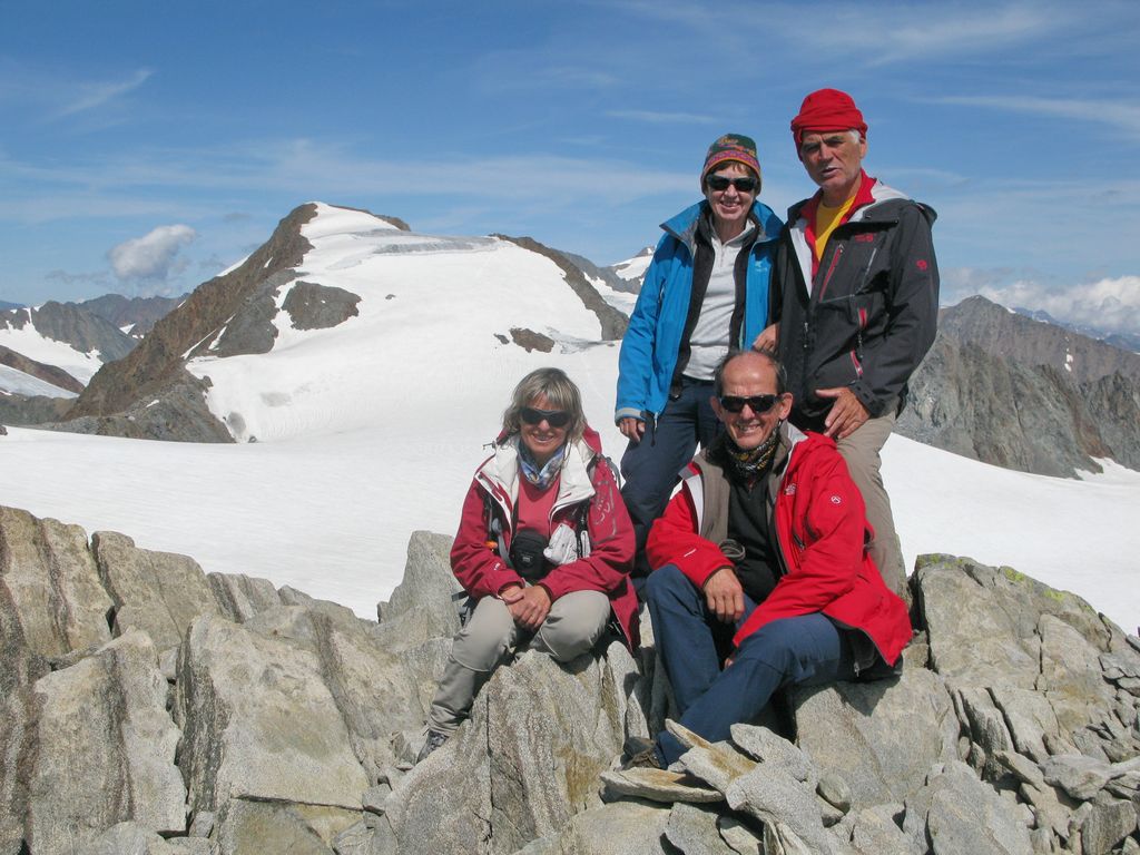 Au sommet du Dahman Spitze (3401m)