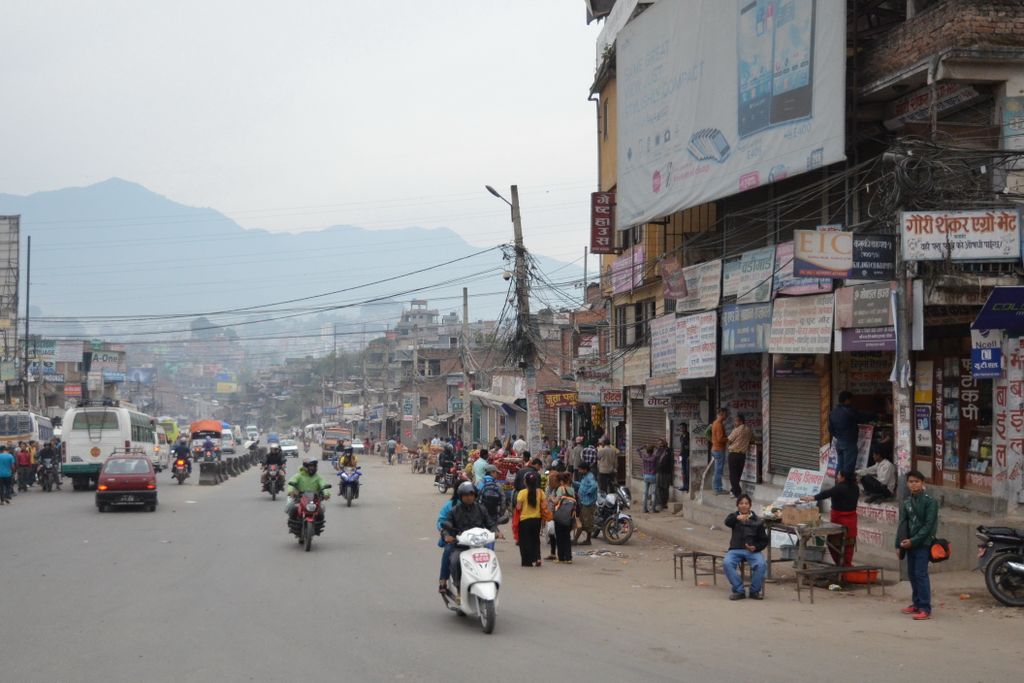 Trajet Kathmandu - Arughat Bazar en car
