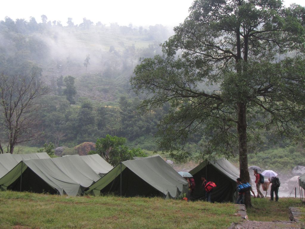 Arrivée au camp de Sotti Khola