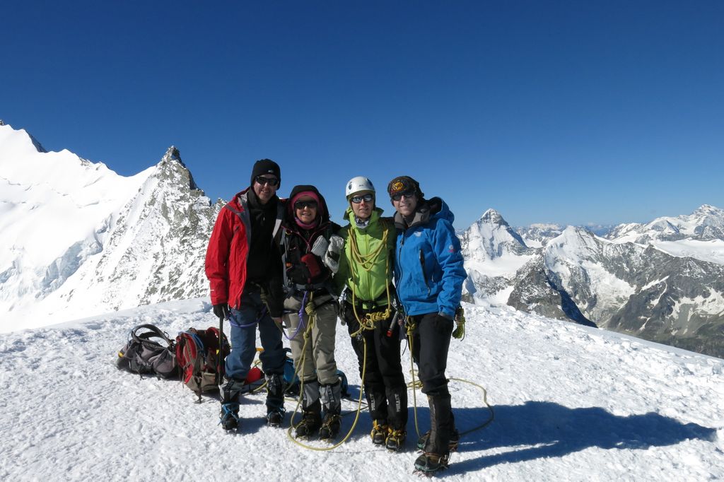 Objectif atteint : le sommet du Bishorn à 4153 m