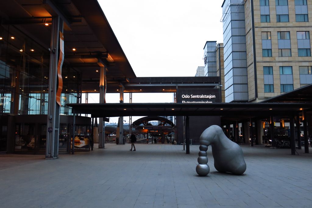 La gare centrale d'Oslo