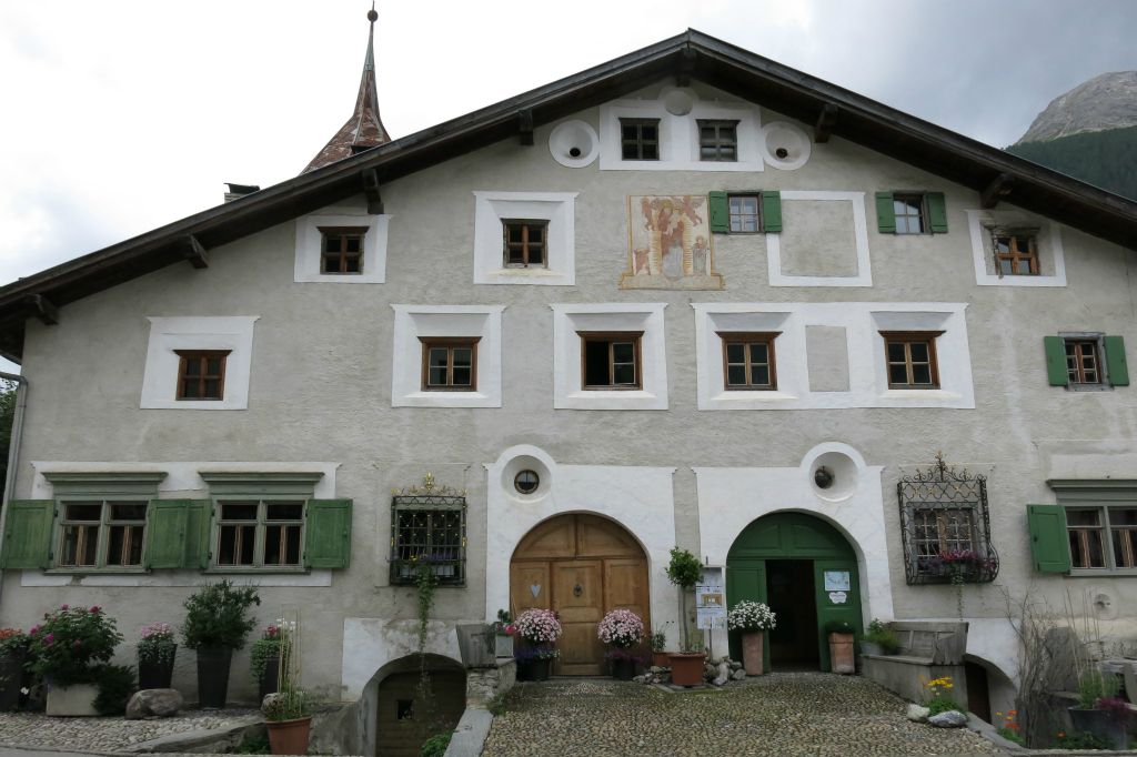 Centre du village de Bergün