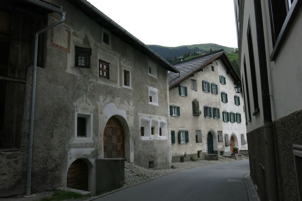 Centre du village de Bergün