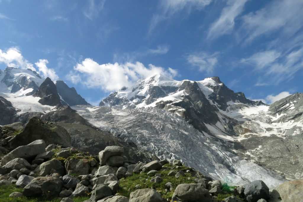 Vue sur le glacier de Tschierva