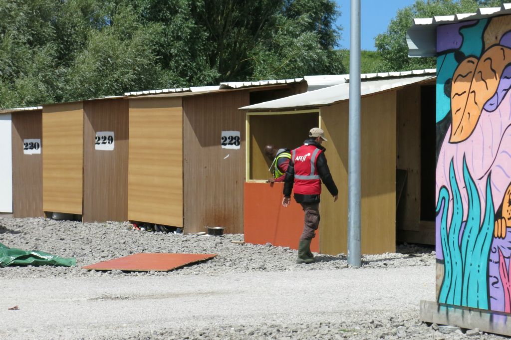 Les shelters qui ne sont plus habités sont démontés