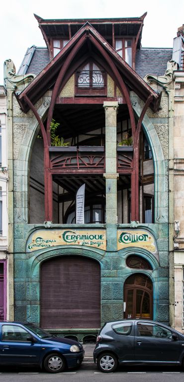 La maison Caillot, de style Art nouveau réalisée par Hector Guimard