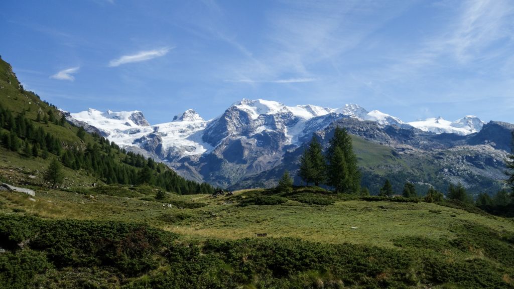 Sommets du Mont Rose du Breithorn à la Pointe Gnifetti ??