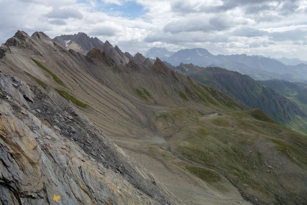 Vue sur la descente