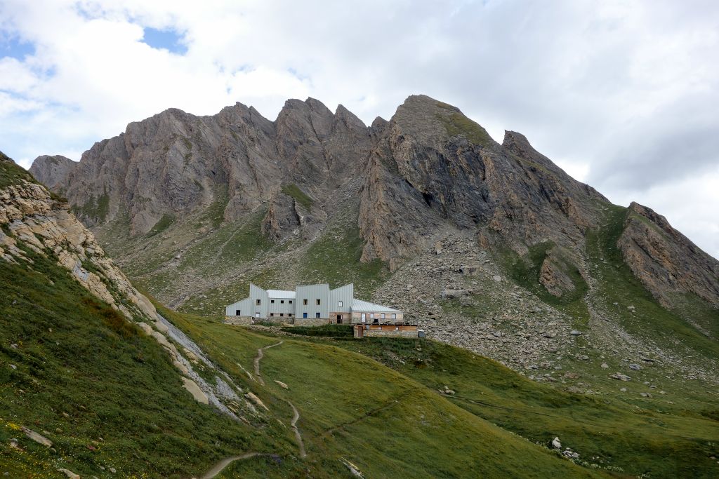 Arrivée au refuge Frassati inauguré en 2011