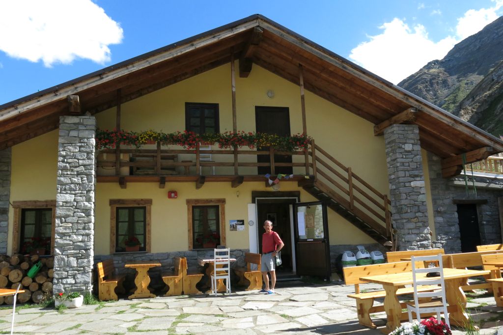 Arrivée au refuge Champillon à 2709 m