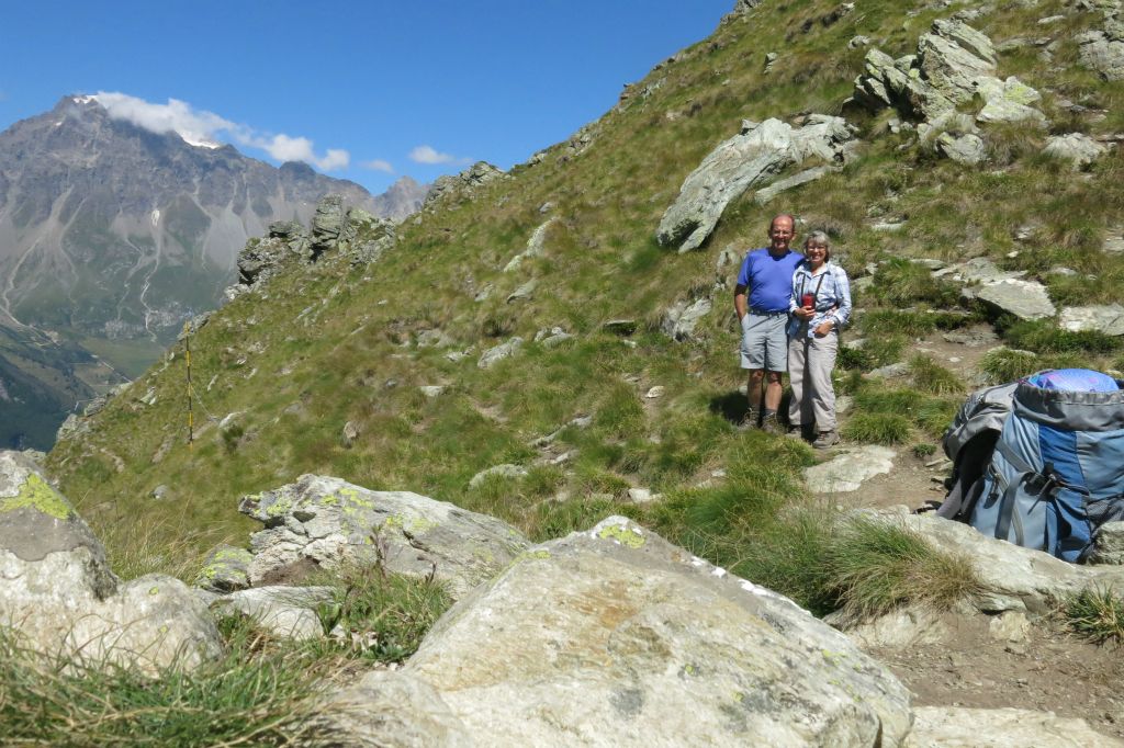 Arrivée au col Brison à 2480 m