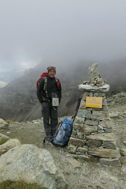 Arrivée au col de Vessonaz à 2794 m