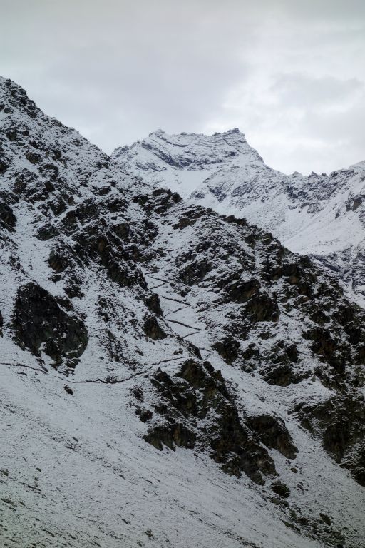 Vue sur le chemin que nous aurions dû prendre