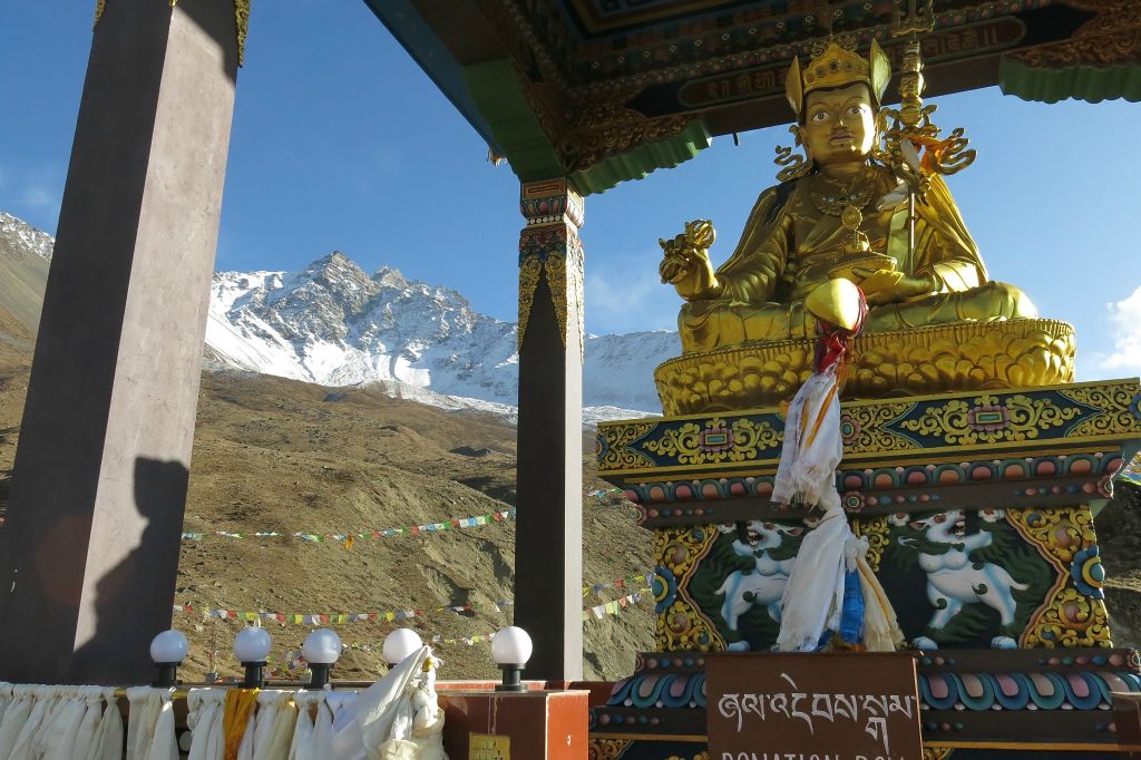 Retour à Muktinath et montée à la statue du Guru Rimpoche