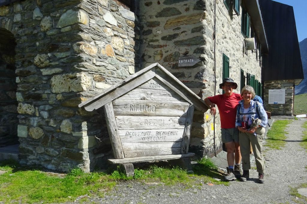 Arrivée au refuge Bezzi à 2284m