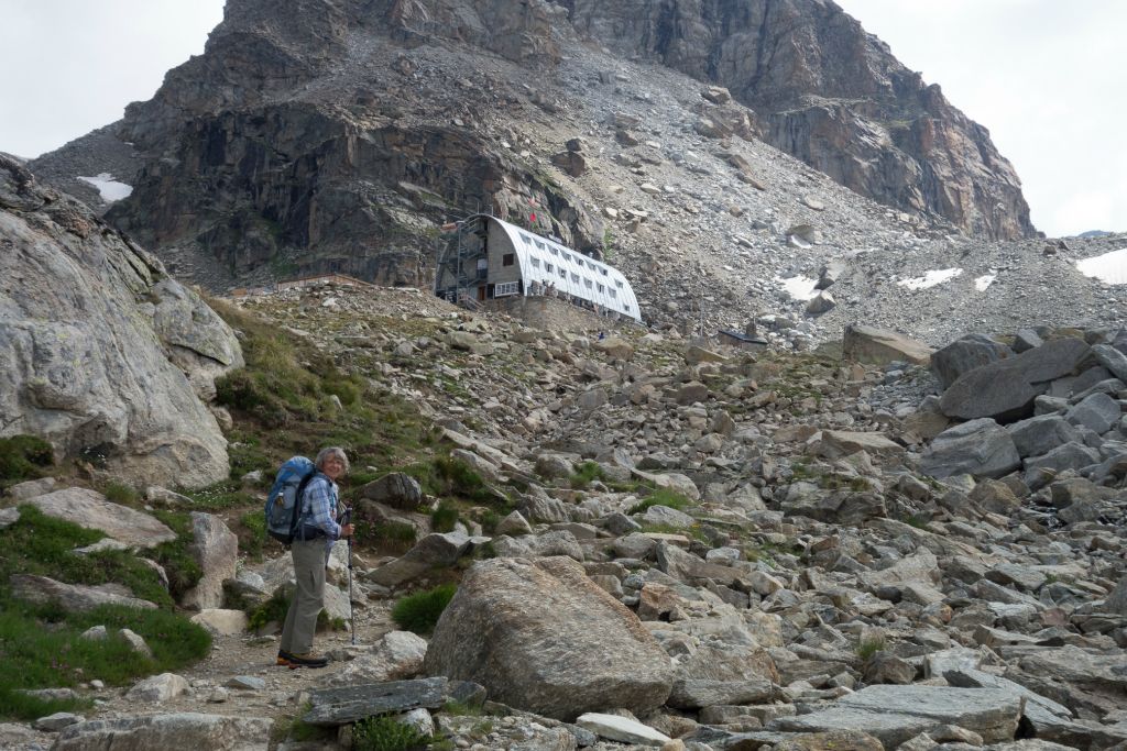 le refuge Victor Emmanuel à 2732m