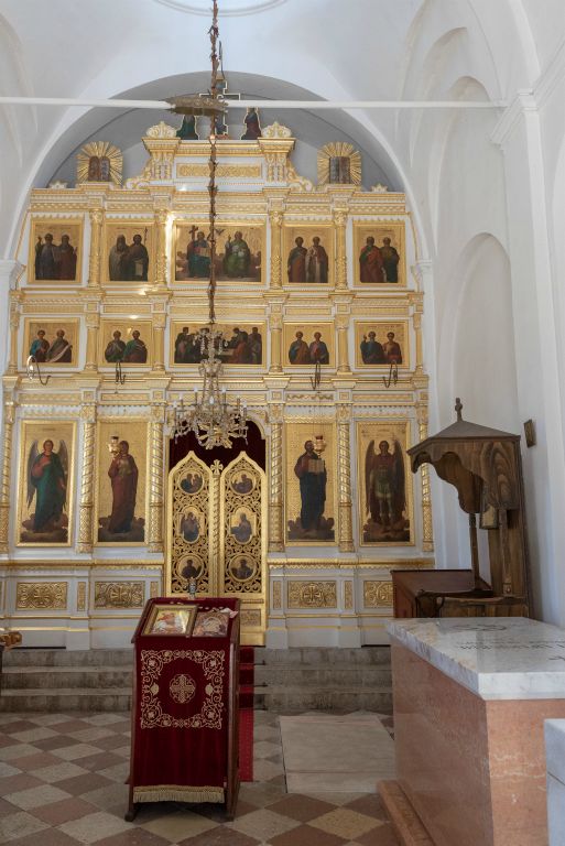 Intérieur de l'église orthodoxe Cipur