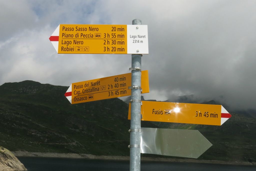 Nous prenons la directions du col Sasso Nero