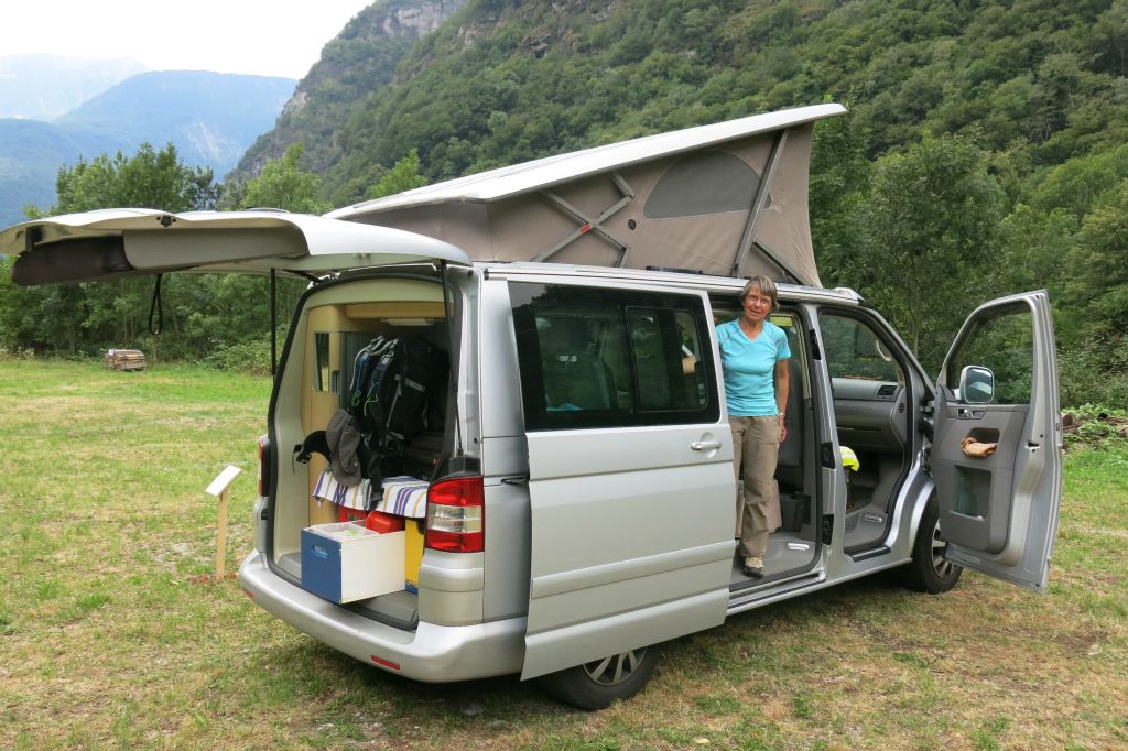 A Bignasco, au "camping expérimental"