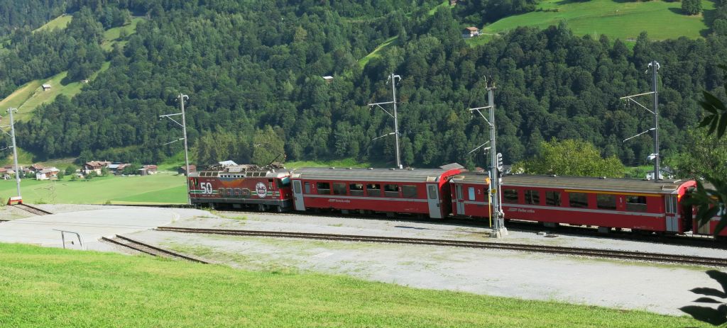 A l'extrémitié de la gare, il y a même une zone de retournement