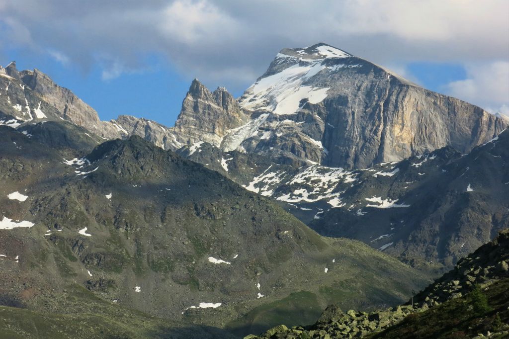 Une des vues depuis notre camp à 2400m , un peu avant Ober Stafel