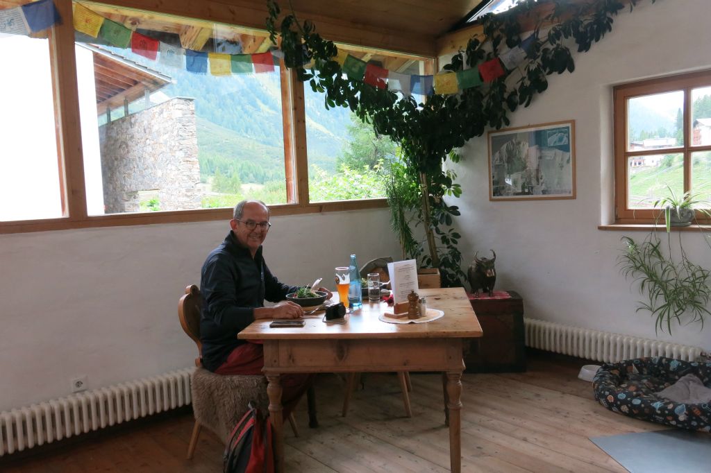 Repas dans le petit restaurant attenant au musée