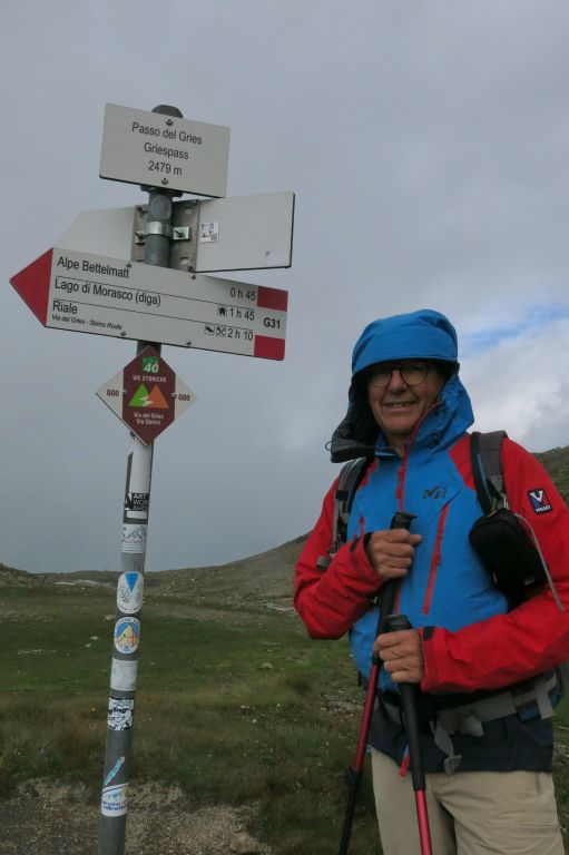 Le Col de Gries côté italien