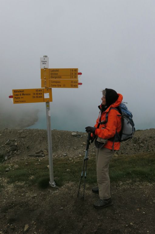 Le Col de Gries côté suisse où Il fait vraiment froid !