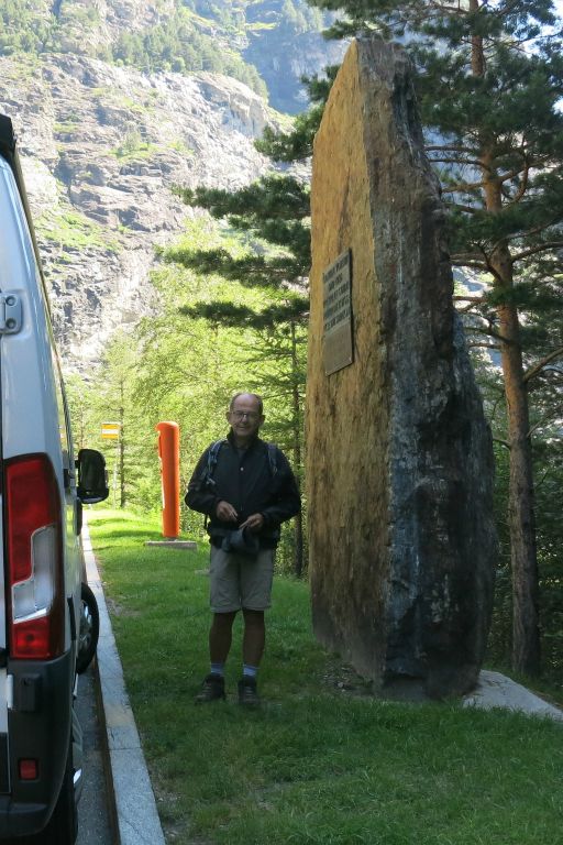 Sur la route du retour, après la frontière Italie-Suisse à Gondo