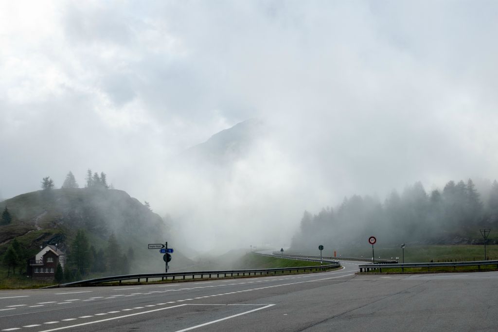 ...et dans le brouillard. En route pour la France