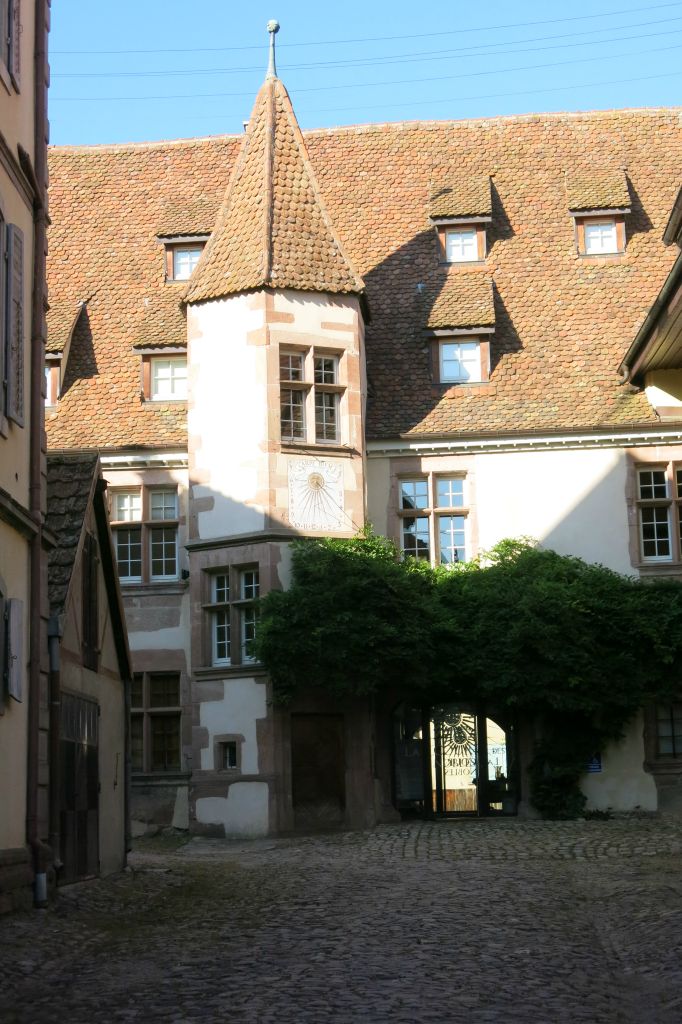 Courte visite de Riquewhir. Ici l'ancien hôtel de Berkheim du 16ème siècle