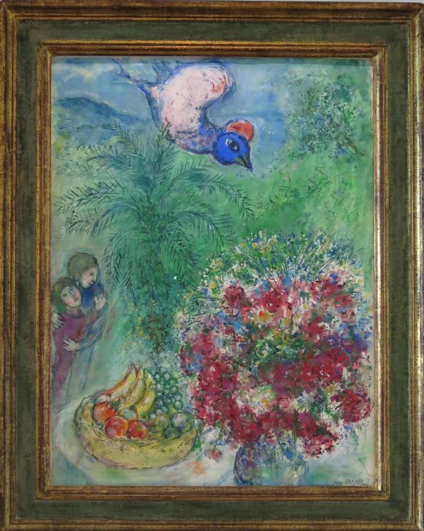 Les amoureux au bouquet de Marc Chagall (1949)