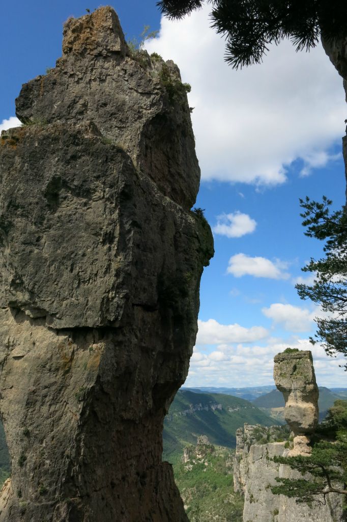 Depuis le Vase de Chine, vue sur le vase de Sèvres