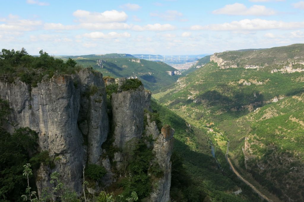 Vue sur la vallée de la Dourbie